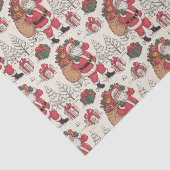 Christmas Toile Chinoiserie Tissuepapier (Detail)