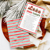 Christmas Tongue Twister Game Feestdagenkaart