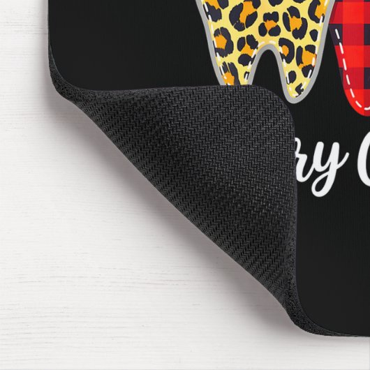 Christmas Tooth Dentist Dental Istant Teeth Leopar Muismat (Hoek)