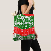 Christmas Tote Bag – White Ornaments (Dichtbij)