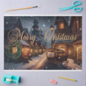 Christmas Town Cadeauverpakking Tissuepapier (Craft)