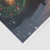 Christmas Town Cadeauverpakking Tissuepapier (Detail)