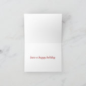 christmas town note card snowy edge feestdagen kaart (Binnen)
