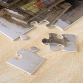 Christmas Town Thema Winter Sneeuw | Legpuzzel (Zijkant)