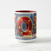 Christmas TOY Mug Holiday Kids & Sparkling Letters Mok (Midden)