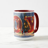 Christmas TOY Mug Holiday Kids & Sparkling Letters Mok (Voorkant rechts)
