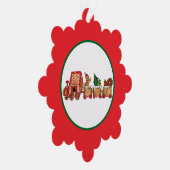 Christmas Train Ornament Kaart (Rechts)