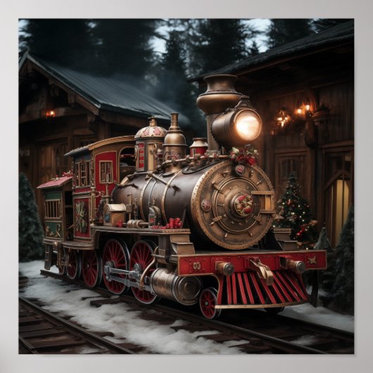 Christmas Train Poster (Voorkant)