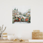 Christmas train poster (Keuken)