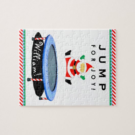 Christmas Trampoline Jigsaw Puzzle Legpuzzel (Horizontaal)