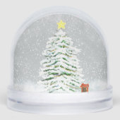 Christmas Tree and Gift  Sneeuwbol (Voorkant)