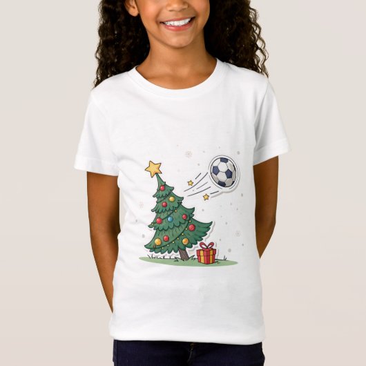 Christmas tree and soccer t-shirt (Voorkant)