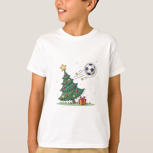 Christmas tree and soccer t-shirt (Voorkant)