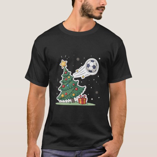 Christmas tree and soccer t-shirt (Voorkant)