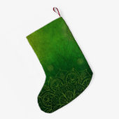 Christmas Tree and Stocking Whimsey Kleine Kerstsok (Achterkant (Hangend))