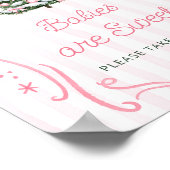 Christmas Tree Babies are Sweet Take a Treat Poster (Hoek)