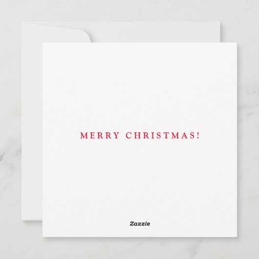 CHRISTMAS TREE BABY'S EERSTE CHRISTMAS CUSTOM HOLI FEESTDAGENKAART (Achterkant)