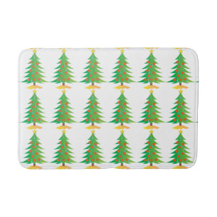 **CHRISTMAS TREE BATH MATT* MATCHING ACCESSOIRES BADMAT
