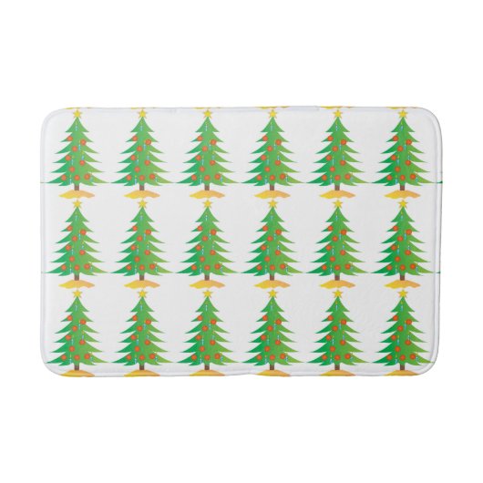 **CHRISTMAS TREE BATH MATT* MATCHING ACCESSOIRES BADMAT (Voorkant)