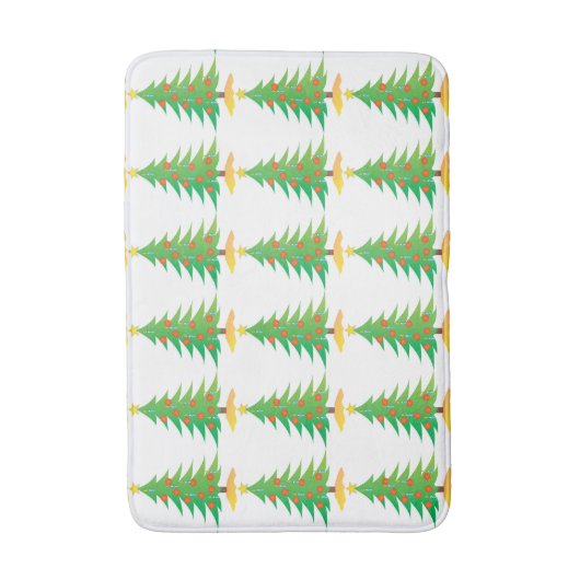 **CHRISTMAS TREE BATH MATT* MATCHING ACCESSOIRES BADMAT (Voorkant Verticaal)