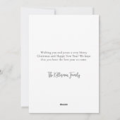 Christmas Tree Beach Mele Kalikimaka Feestdagenkaart (Achterkant)