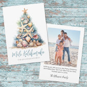 Christmas Tree Beach Mele Kalikimaka Feestdagenkaart