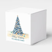 Christmas Tree Beach Merry Christmas Bedankdoosjes (Voorkant Zijde)