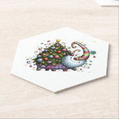 Christmas Tree Beast Paper Onderzetter (Schuin)