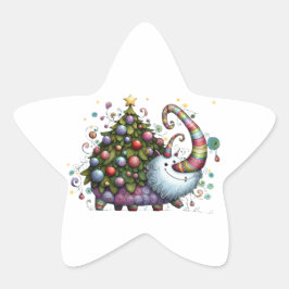 Christmas Tree Beast Sticker