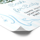 Christmas Tree Blue Baby Shower Books for Baby Poster (Hoek)
