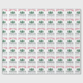 CHRISTMAS TREE BOERDERIJ CADEAUPAPIER (Vlak)