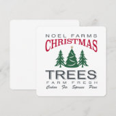 CHRISTMAS TREE BOERDERIJ KAART (Voorkant / Achterkant)