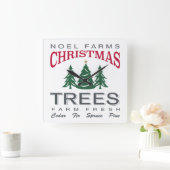 CHRISTMAS TREE BOERDERIJ VIERKANTE KLOK (Huis)