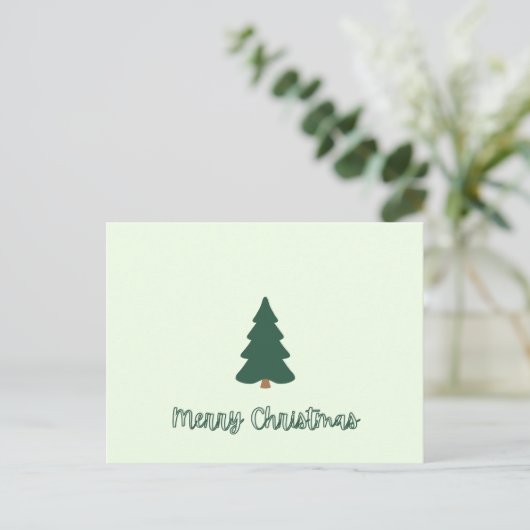 Christmas Tree Briefkaart (Staand voorkant)