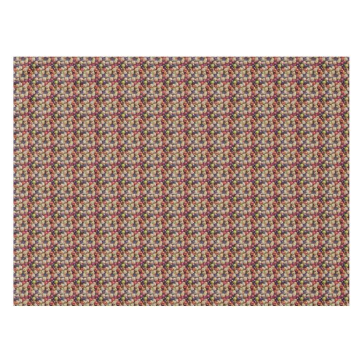 CHRISTMAS TREE BULBS tablecloth Tafelkleed (Voorkant (Horizontaal))
