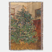 Christmas Tree C Müller Weihnachtsbaum 1914 Deken (Voorkant Verticaal)