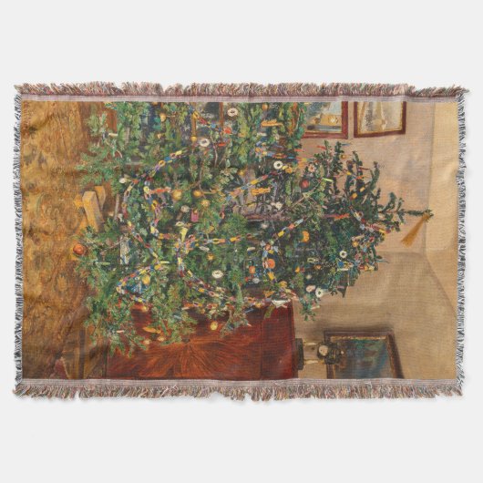 Christmas Tree C Müller Weihnachtsbaum 1914 Deken (Voorkant)