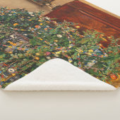 Christmas Tree C Müller Weihnachtsbaum 1914 Sherpa Deken (3/4)