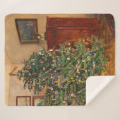 Christmas Tree C Müller Weihnachtsbaum 1914 Sherpa Deken (Voorkant (horizontaal))