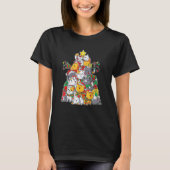 Christmas Tree Ca Merry Catmas T-shirt (Voorkant)