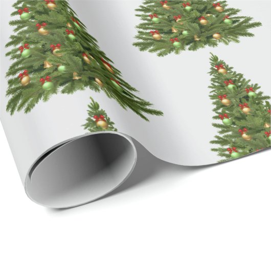 Christmas Tree Cadeaupapier (Rol Hoek)