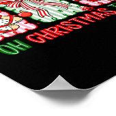 Christmas Tree Cake Funny Quote Oh Christmas Tree Poster (Hoek)