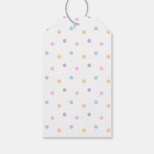 Christmas Tree Cake Gift Label - Pastel Gift Label Cadeaulabel (Achterkant)