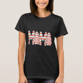 Christmas Tree Cake Mama Xmas Mom Family Matching  T-shirt (Voorkant)