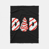 Christmas Tree Cake Matching Family Party Pajama D Fleece Deken (Voorkant)