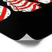 Christmas Tree Cake Matching Family Party Pajama D Poster (Hoek)