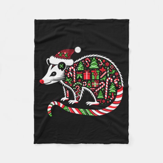 Christmas Tree Candy Ssum Santa Christmas Womens M Fleece Deken (Voorkant)