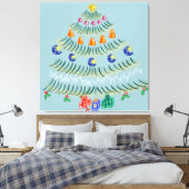 Christmas tree canvas afdruk (Insitu (Slaapkamer))