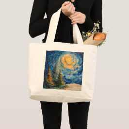 Christmas Tree Canvas tas geïnspireerd door Van Go