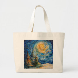 Christmas Tree Canvas tas geïnspireerd door Van Go